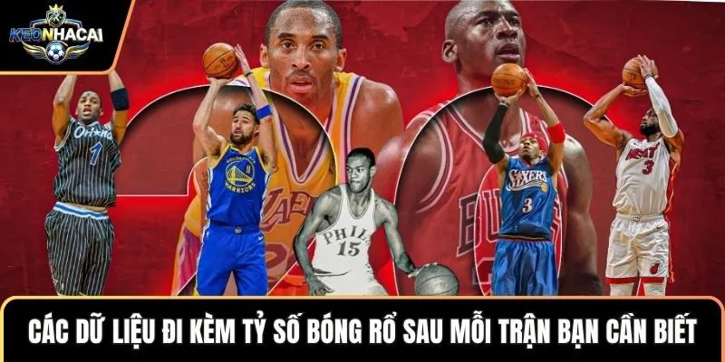Các dữ liệu đi kèm tỷ số bóng rổ sau mỗi trận bạn cần biết
